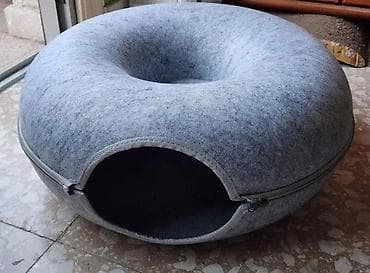 питомца: Котодом-кровать 2-в-1 с тоннелем и лежанкой сверху - Назначение: для — 5