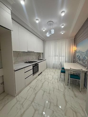Батирлер: 2 бөлмө, 70 м², Асанбай мкр Элитка, 11 кабат, Евро оңдоо — 7