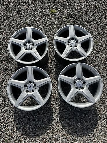 м 57: Литые Диски R 18 AMG, Комплект, отверстий - 5, Б/у — 2