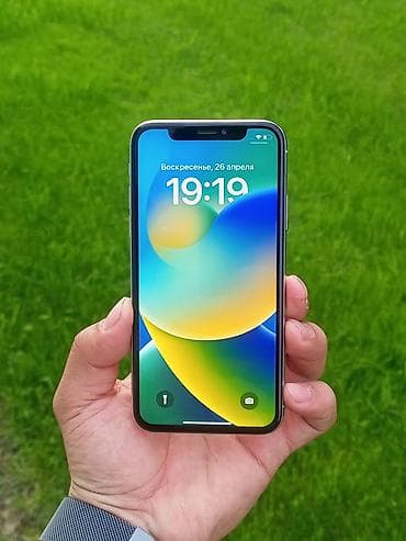 iphone 5s never lock: IPhone X, Б/у, 64 ГБ, Серебристый, 100 % — 1