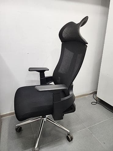 стул компьютерный купить: Офисное кресло, С колесиками, цвет - Черный — 3