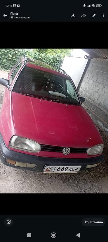 крышка багажник субару: Volkswagen Golf Variant: 1994 г., Универсал — 6