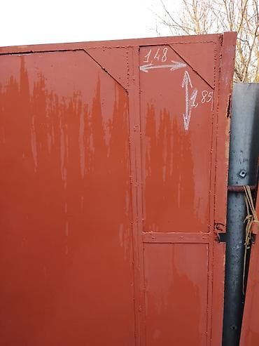 коплект: Гаражные ворота - Конструкция: двустворчатые ворота из металла с — 5