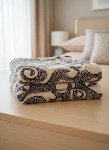 купить диван раскладной недорого: Плед, Все сезоны, Плюшевый — 1