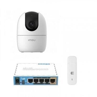 камеры слежения: Камера с искусственным интеллектом! 3года гарантии 360 градусов 2мп — 4