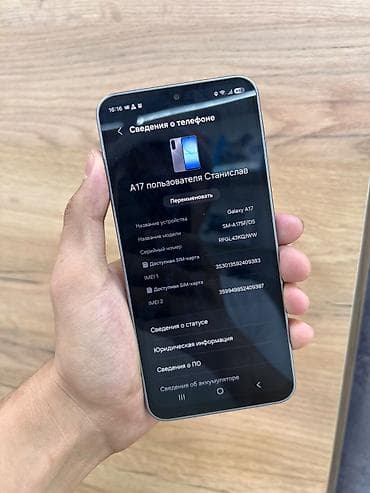 psp 2004: Samsung Galaxy A17 (модель SM-A175F/DS), цвет серый. Характеристики — 2
