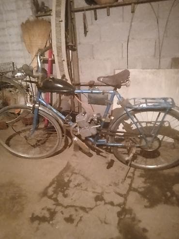 мото фреза: Моторизированный велосипед (переделка на базе классического дорожного — 3