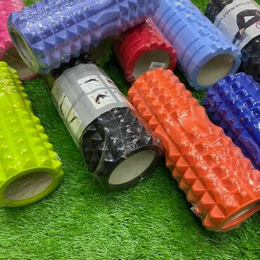 купить спортивный валик для спины: Валик для йоги валик для массажа ролы массаж для спины упражнения — 2