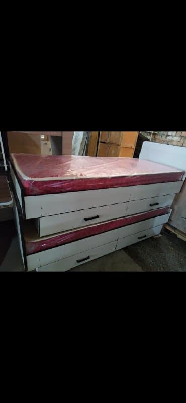 кровать с ящиками односпальная: Кровать односпальня с ящиками НОВЫЕ!! С матрасом Российский ламинат В — 2