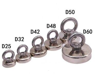 магнитный вал: Магнит неодимовый. Диск d32 в корпусе с кольцом (22 кг) — 1