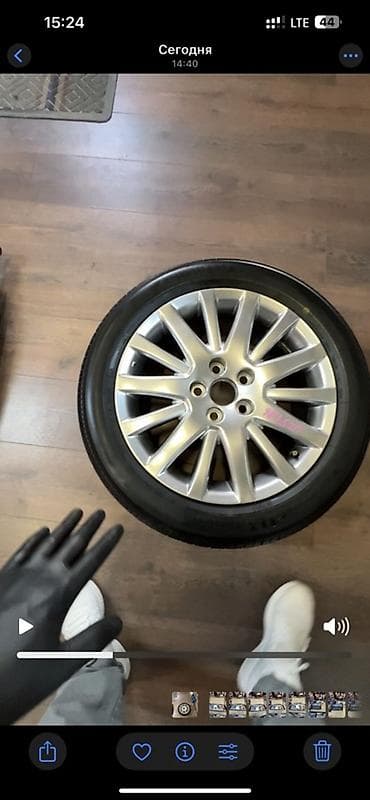 диска краун: Колеса в сборе R 17, Лето, Б/у, Литые, отверстий - 5 — 1