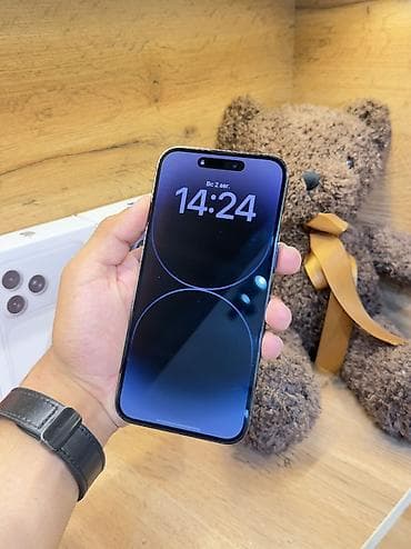 iphone 14 pro max купить бу: IPhone 14 Pro Max, Б/у, 128 ГБ, Графит, Защитное стекло, Зарядное устройство, Коробка, В рассрочку, 87 % — 6