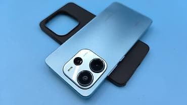 Redmi, Redmi Note 14, Б/у, 128 ГБ, цвет - Голубой, 2 SIM