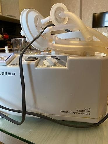 Медтовары: Портативный аспиратор Yuwell 7E-A (Portable Phlegm Suction Unit) — 3