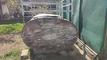 канистра 50: Металлическая горизонтальная ёмкость (резервуар/бочка) цилиндрической — 2