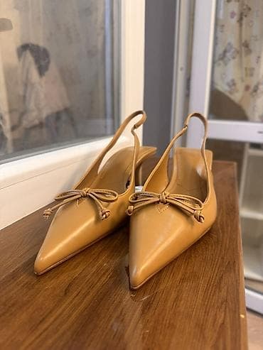 Мокасины и лоферы: Туфли, 38, Mango, Новый, цвет - Бежевый, Самовывоз — 3