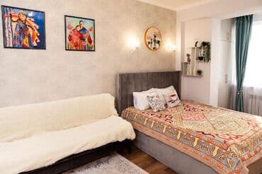 суточный дом в бишкеке: 1 бөлмө, Душ кабинасы, Жаздык, жууркан-төшөк каптары, Кондиционер — 27