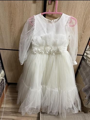 Детское платье, цвет - Белый