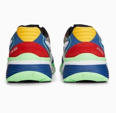 купить мужской клатч из натуральной кожи ручной работы: PUMA. Кроссовки RS-Metric Energy. Яркие вставки с цветными блоками — 4