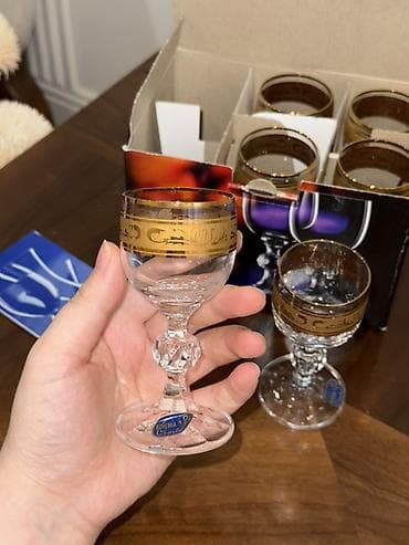 фужеры хрустальные: Чешские рюмки Bohemia Crystal. - Материал: богемское хрустальное — 3