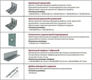прозрачные контейнеры: Все виды фасадных кронштейнов в наличии 🔥🔥🔥 — 3