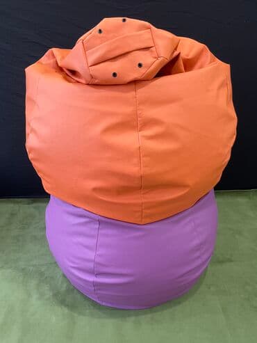 кресло груша цена: Бинбэг, Новый, Самовывоз, Платная доставка, цвет - Белый — 17