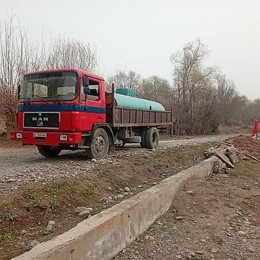 авто мотор: Услуги водовоза на базе грузовика MAN. - Цистерна металлическая — 2