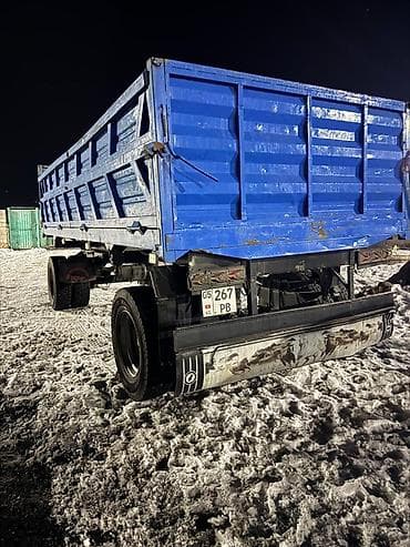 разноска для инструмента: Самосвальный прицеп (двухосный) с гидроподъёмом - Тип — 7