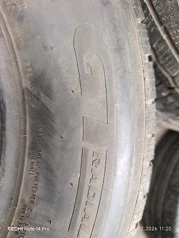 шины груз: Шины 235 / 65 / R 16, Всесезонная, Б/у, Пара, Легкий коммерческий транспорт (C/LT), GT RADIAL — 3