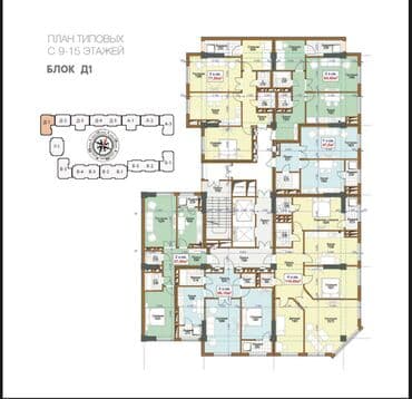 сдам квартиру на длительный срок: 2 бөлмө, 66 м², Элитка, 14 кабат, ПСО (өзү оңдоп түзөтүп бүтүү үчүн) — 2