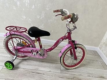 Балдар транспорту: Балдар үчүн велосипед, 2 дөңгөлөктүү, 3 - 4 жаш, Кыз үчүн, Колдонулган — 2
