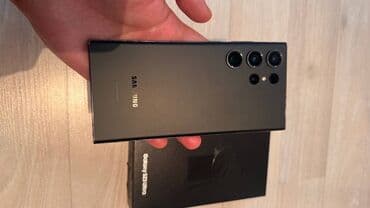 камера wi fi: Samsung Galaxy S23 Ultra, Б/у, 256 ГБ, цвет - Черный, 2 SIM, eSIM — 5