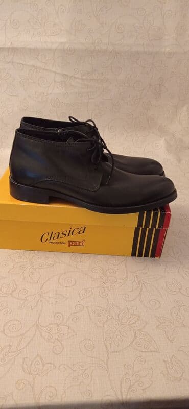 Мужские туфли, 42, Новый, цвет - Черный, Самовывоз