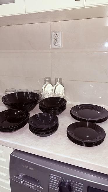 люминарк: Французский Столовый сервиз Luminarc Harena Black, предметов 32 и + 2 — 3