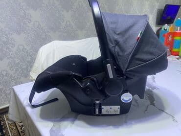 автомобильное кресло для грудничков: Автокресло, цвет - Серый, Б/у — 7