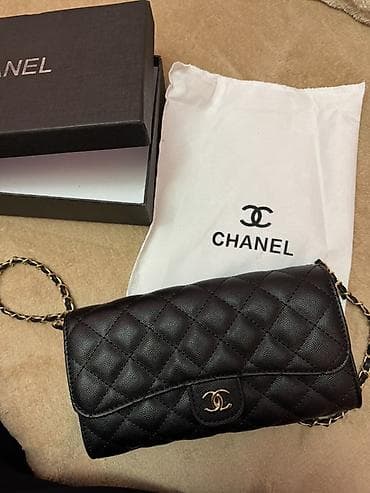 Аксессуары: Сумка Chanel Wallet on Chain (WOC), классическая модель. - Цвет — 4