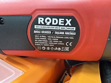 md 4030: Углошлифовальная машина RODEX RDX1290 - Тип: сетевая УШМ (болгарка) - — 3