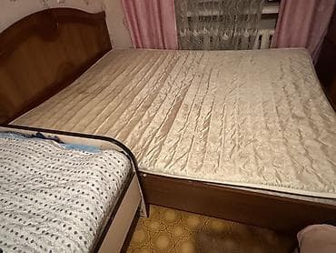 160: Двуспальная кровать, С матрасом, длина - 200 см — 2