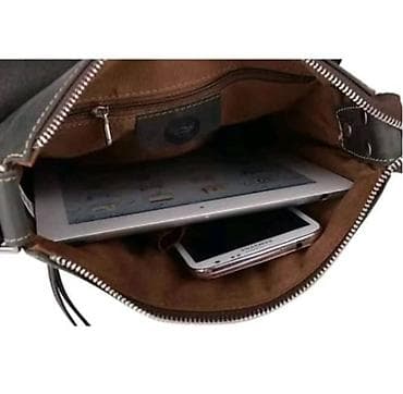 samsung fold2: Классическая сумка, Материал: Натуральная кожа, Регулируемый ремень, Мужские, Новый — 3