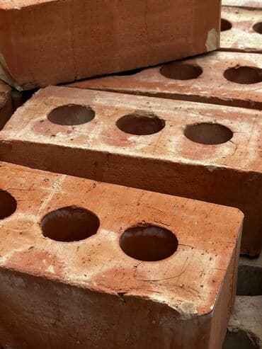 Пустотелый, дырчатый, Жженый кирпич, Полублок, 250×120×88