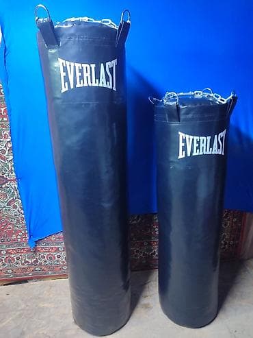 форма для зала: Боксерские мешки Everlast Высота 120см диаметр 38см цепи и карабин в — 6