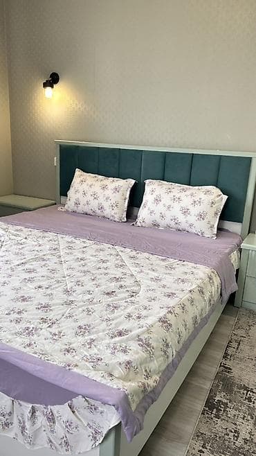 Стеганое покрывало-комплект для двуспальной кровати - Набор: стеганое