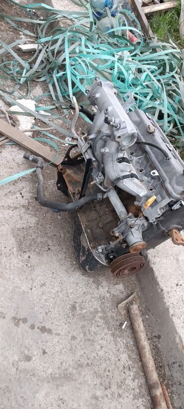 runx alex: Бензиновый мотор Toyota 1990 г., 1.5 л, Б/у, Оригинал, Япония — 4