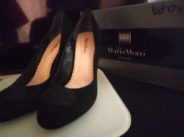 брендовая куртка: Туфли, 39, Maria Moro, Б/у, цвет - Черный, Платная доставка — 4