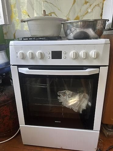 Газо-электрическая комбинированная плита BEKO с духовкой. Основные