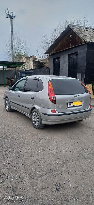кел кел: Nissan Almera Tino: 2001 г., 1.8 л, Кол менен иштөөчү, Бензин, Вэн/Минивэн — 5
