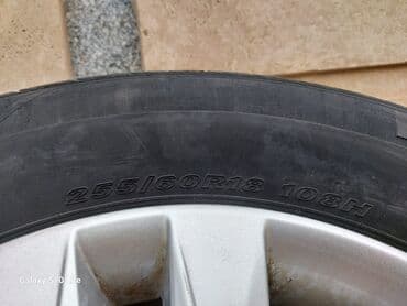 меняю на рекс: Дөңгөлөктөр монтажда 255 / 60 / R 18, Жай, Колдонулган, Комплект, Жеңил унаалар, Куйма, тешиктери - 5 — 3