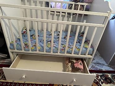 Эки кишилик керебеттер: Просто стоит, не пользовались уступлю! Детская кроватка-манеж из — 1