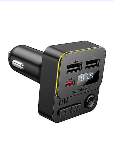 Хозтовары: Автомобильный Bluetooth FM‑модулятор BOROFONE BC60 Hero 35W (1A1C) - — 6