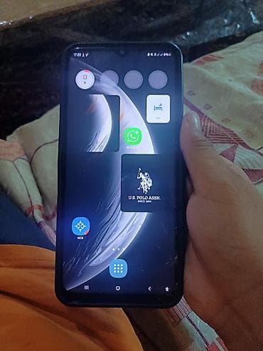 Samsung Galaxy A32, Б/у, 128 ГБ, цвет - Голубой, 2 SIM